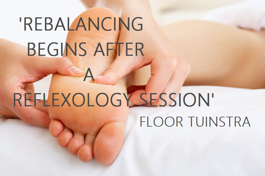 Rebalancing begins after a reflexology treatment
